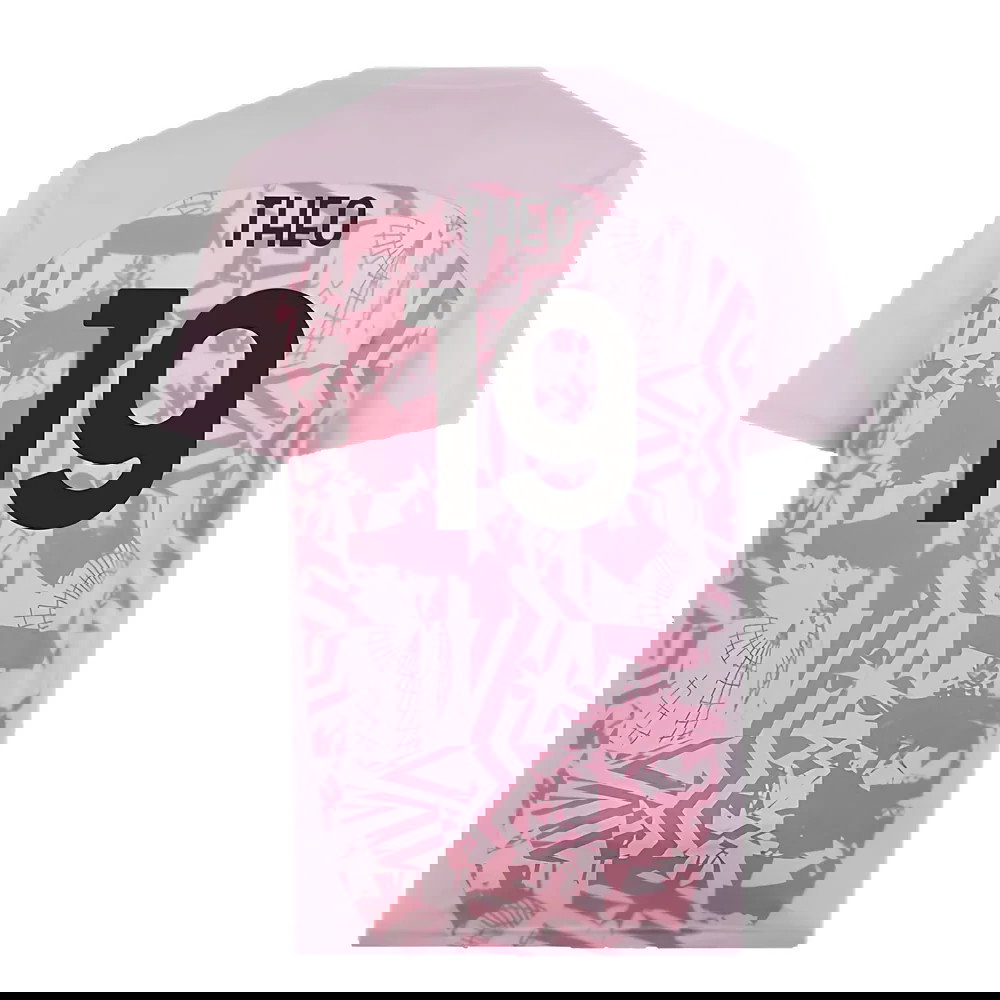 2024-2025 AC Milan Pre-Match Shirt (Grape) (Theo 19)