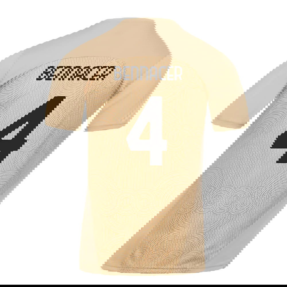 2024-2025 AC Milan Pre-Match Shirt (Putty) (Bennacer 4)