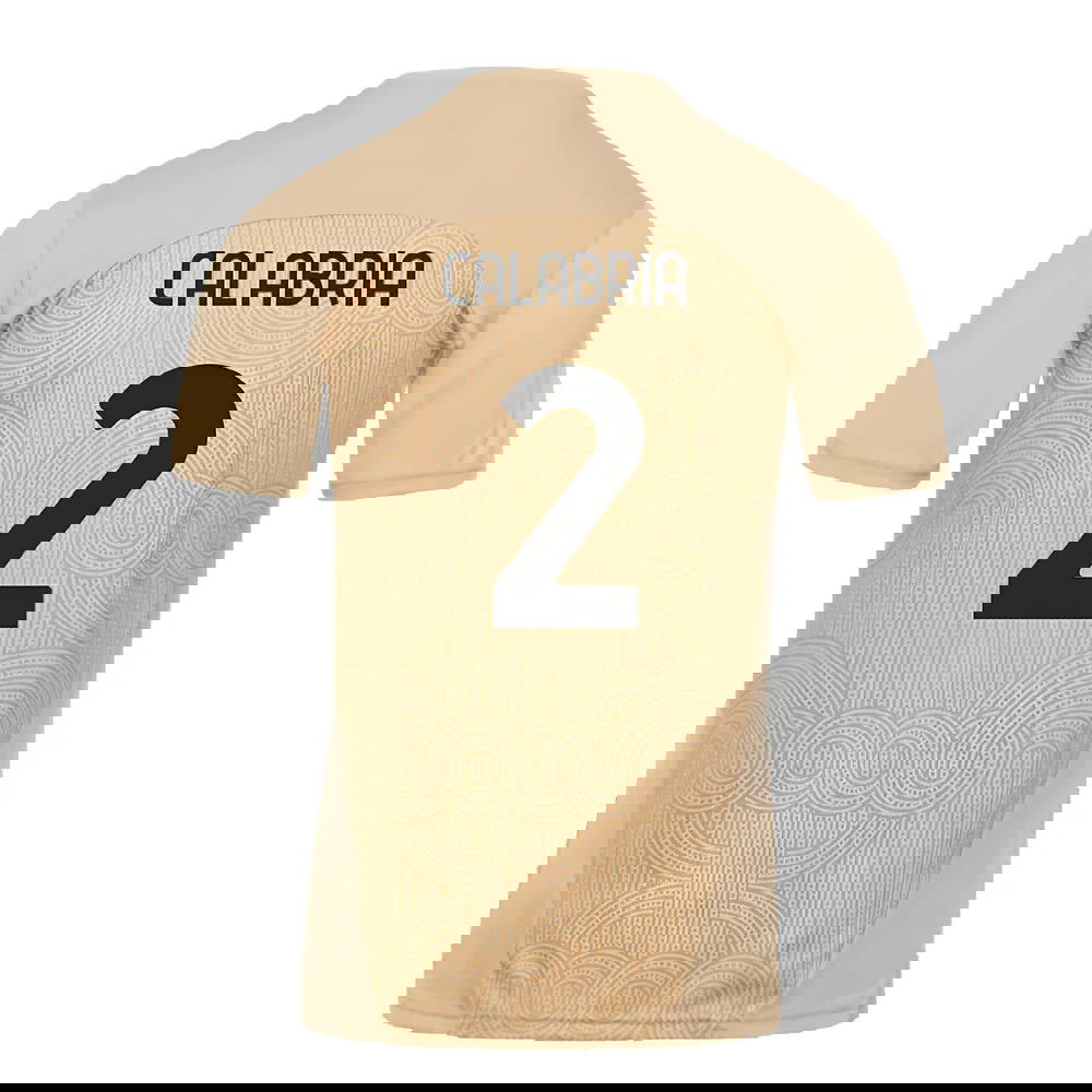 2024-2025 AC Milan Pre-Match Shirt (Putty) (Calabria 2)