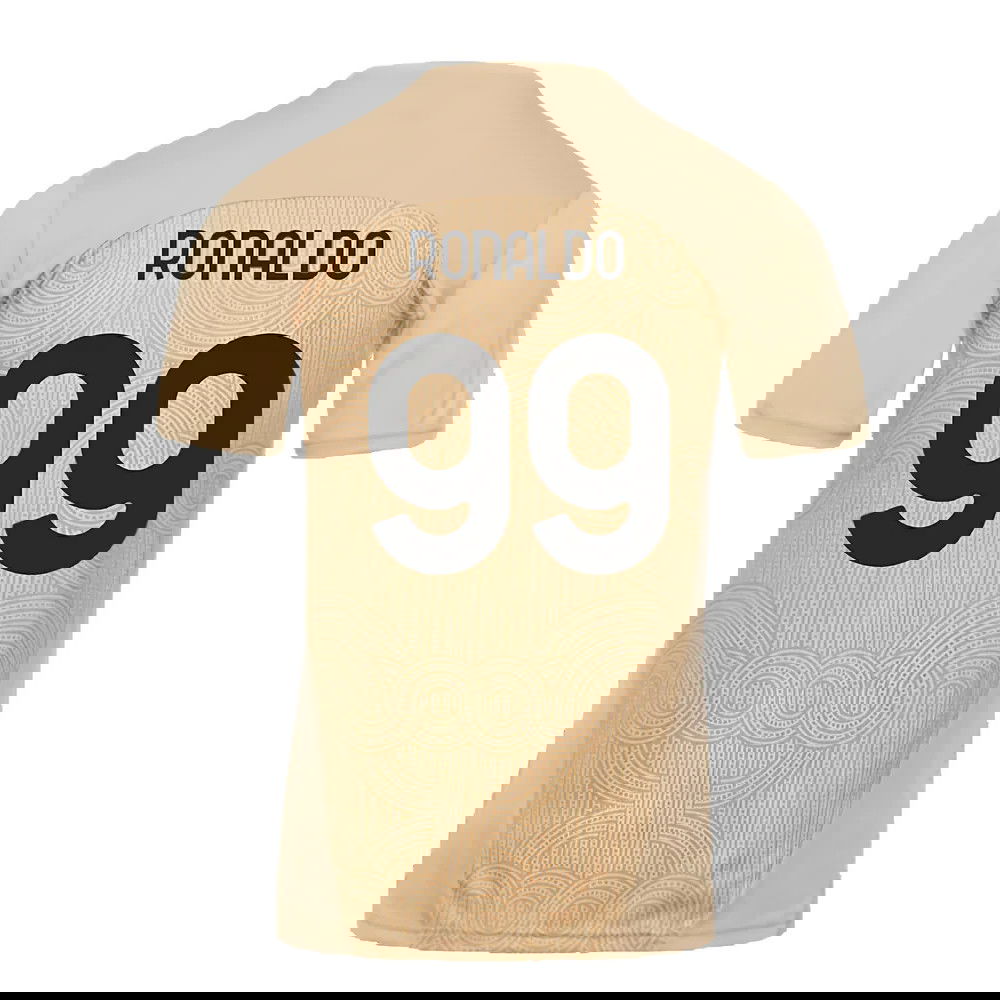 2024-2025 AC Milan Pre-Match Shirt (Putty) (Ronaldo 99)