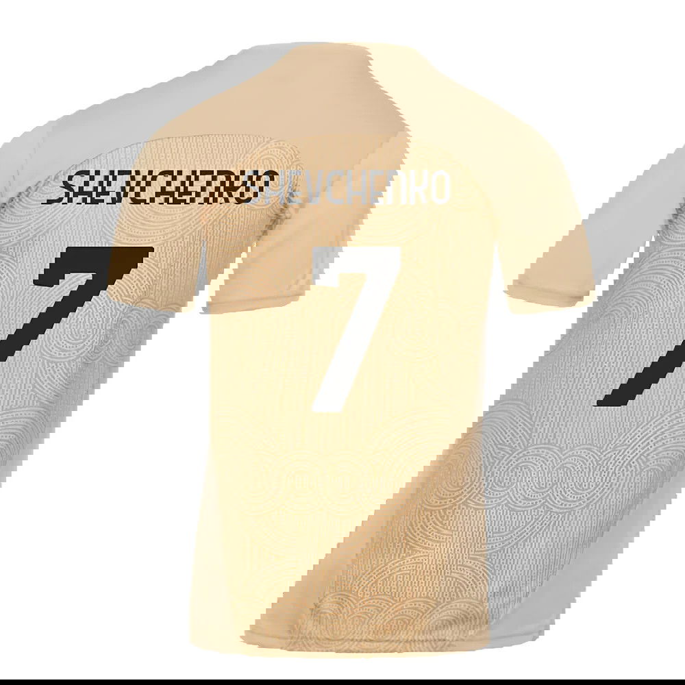 2024-2025 AC Milan Pre-Match Shirt (Putty) (Shevchenko 7)