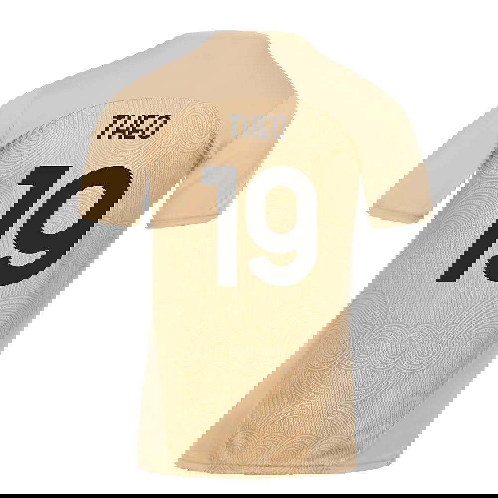 2024-2025 AC Milan Pre-Match Shirt (Putty) (Theo 19)