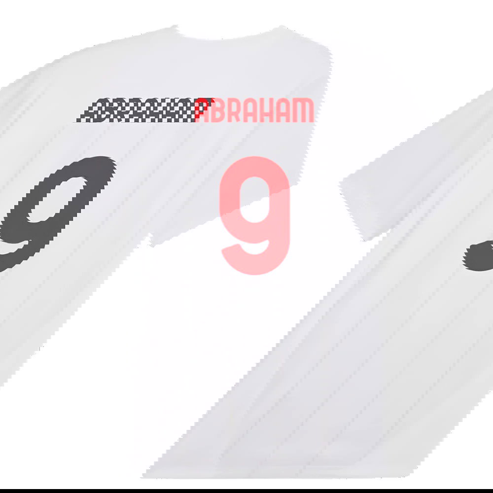 2024-2025 AC Milan Prematch SS Jersey (White) (Abraham 9)