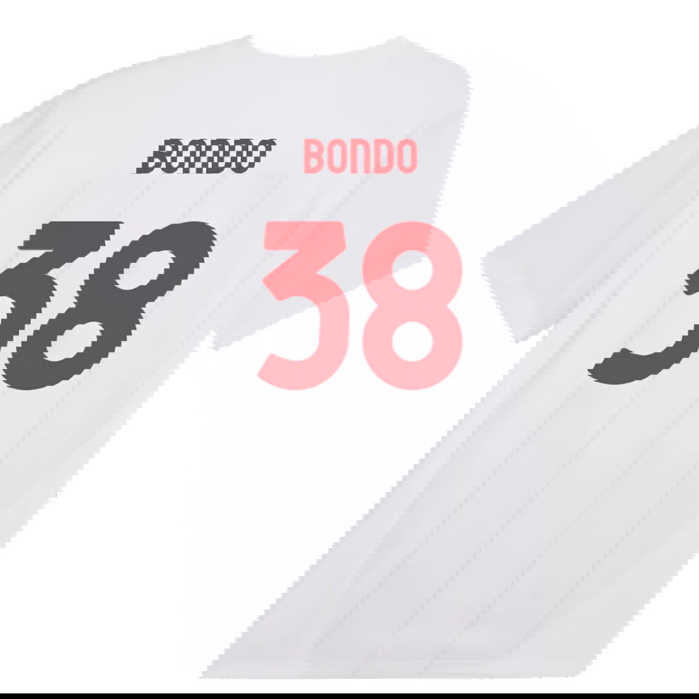 2024-2025 AC Milan Prematch SS Jersey (White) (Bondo 38)