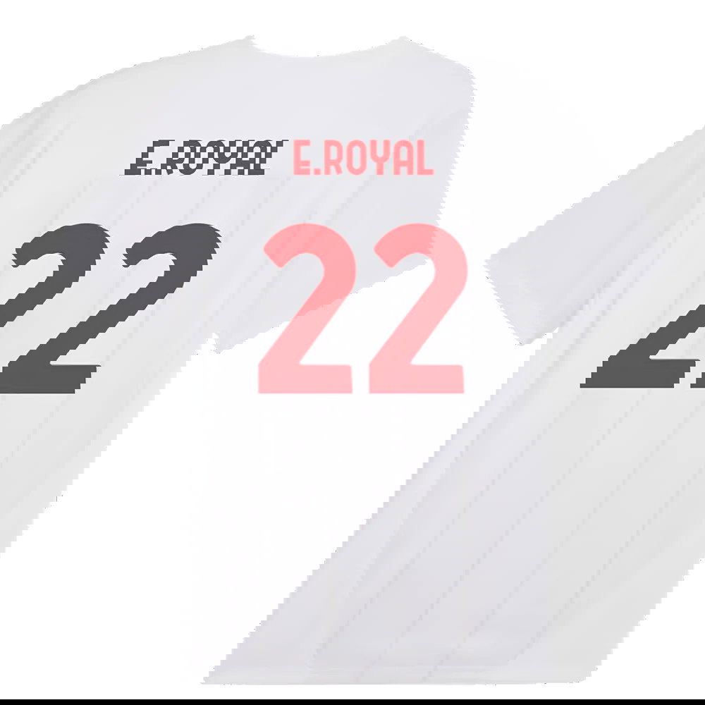 2024-2025 AC Milan Prematch SS Jersey (White) (E.Royal 22)