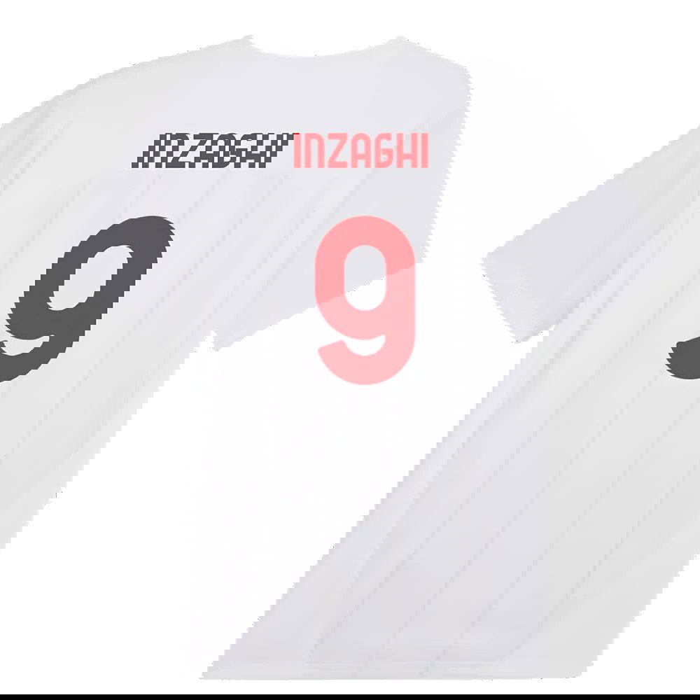 2024-2025 AC Milan Prematch SS Jersey (White) (Inzaghi 9)