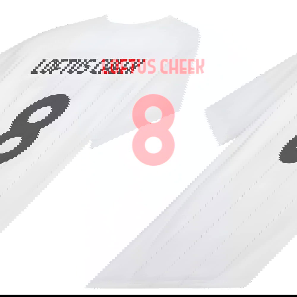 2024-2025 AC Milan Prematch SS Jersey (White) (Loftus Cheek 8)