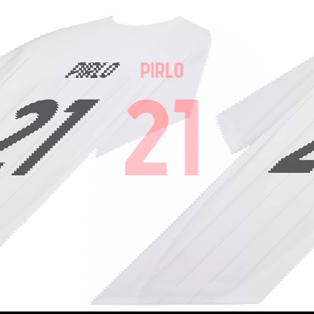 2024-2025 AC Milan Prematch SS Jersey (White) (Pirlo 21)