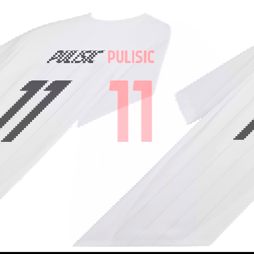 2024-2025 AC Milan Prematch SS Jersey (White) (Pulisic 11)