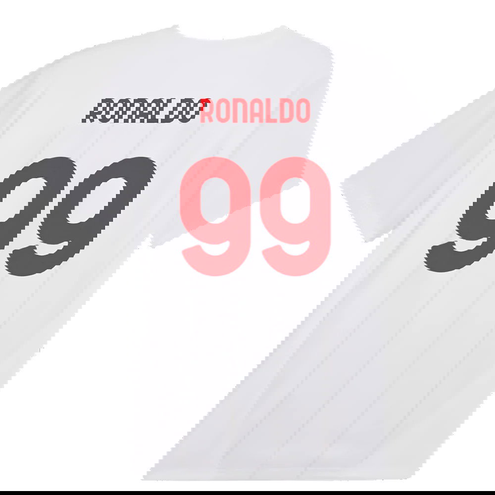 2024-2025 AC Milan Prematch SS Jersey (White) (Ronaldo 99)