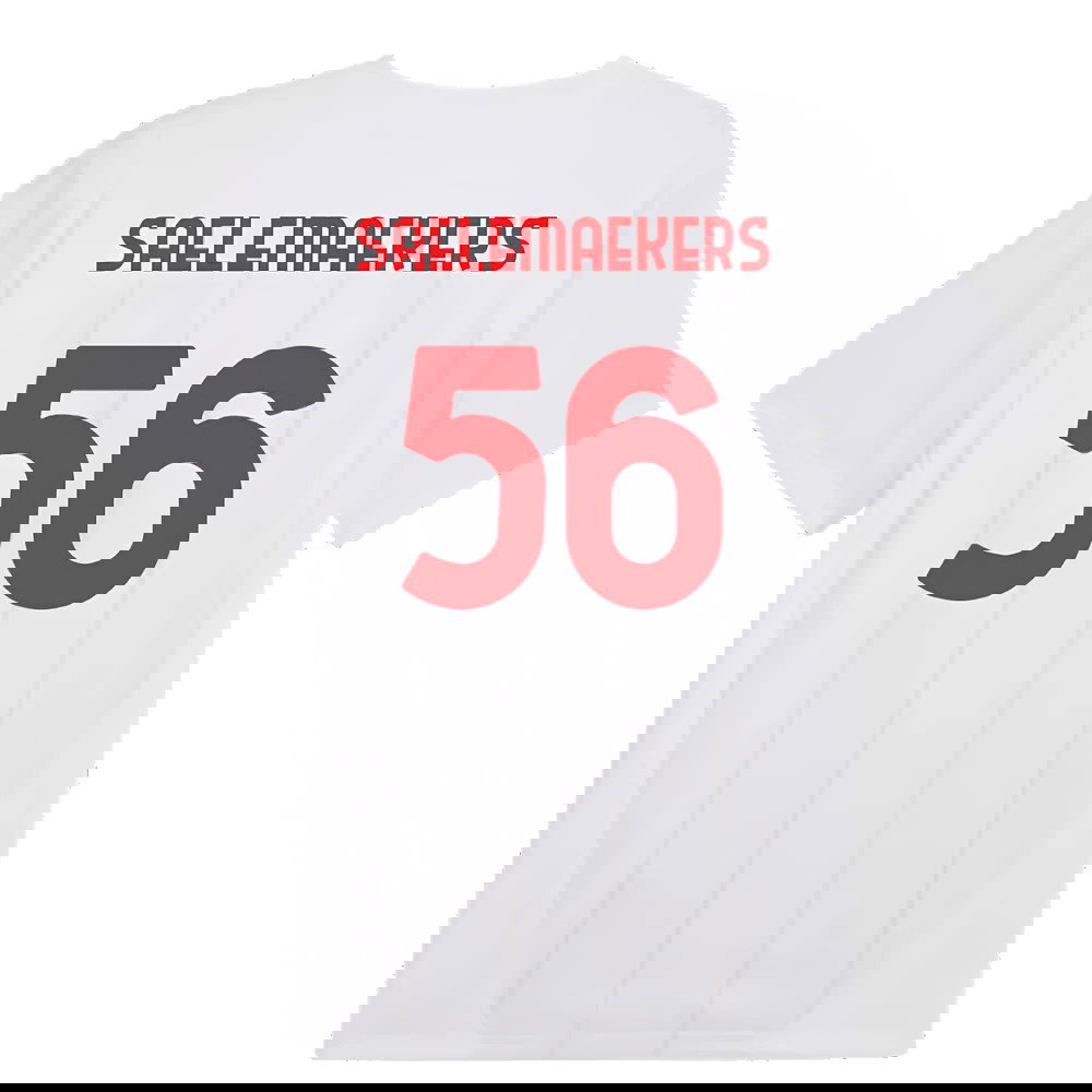 2024-2025 AC Milan Prematch SS Jersey (White) (Saelemaekers 56)