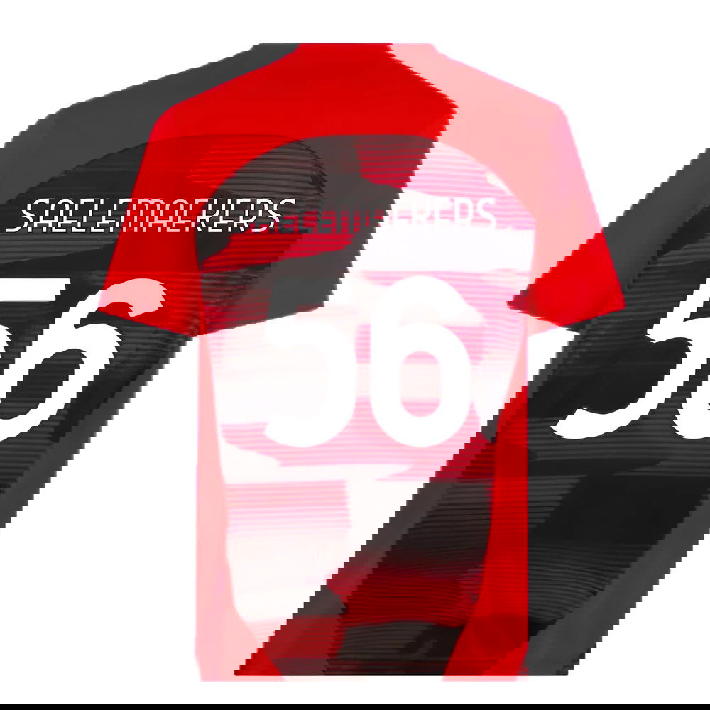 2024-2025 AC Milan Prematch SS Shirt (Red) (Saelemaekers 56)