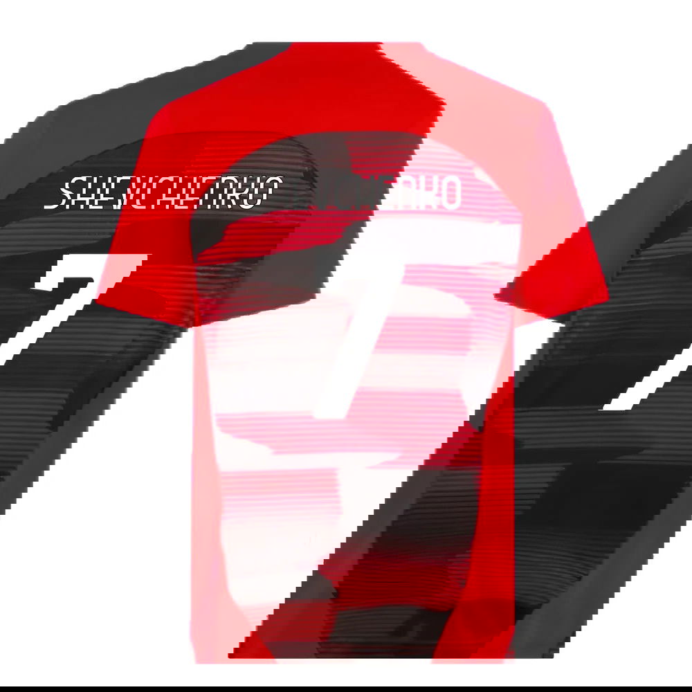 2024-2025 AC Milan Prematch SS Shirt (Red) (Shevchenko 7)