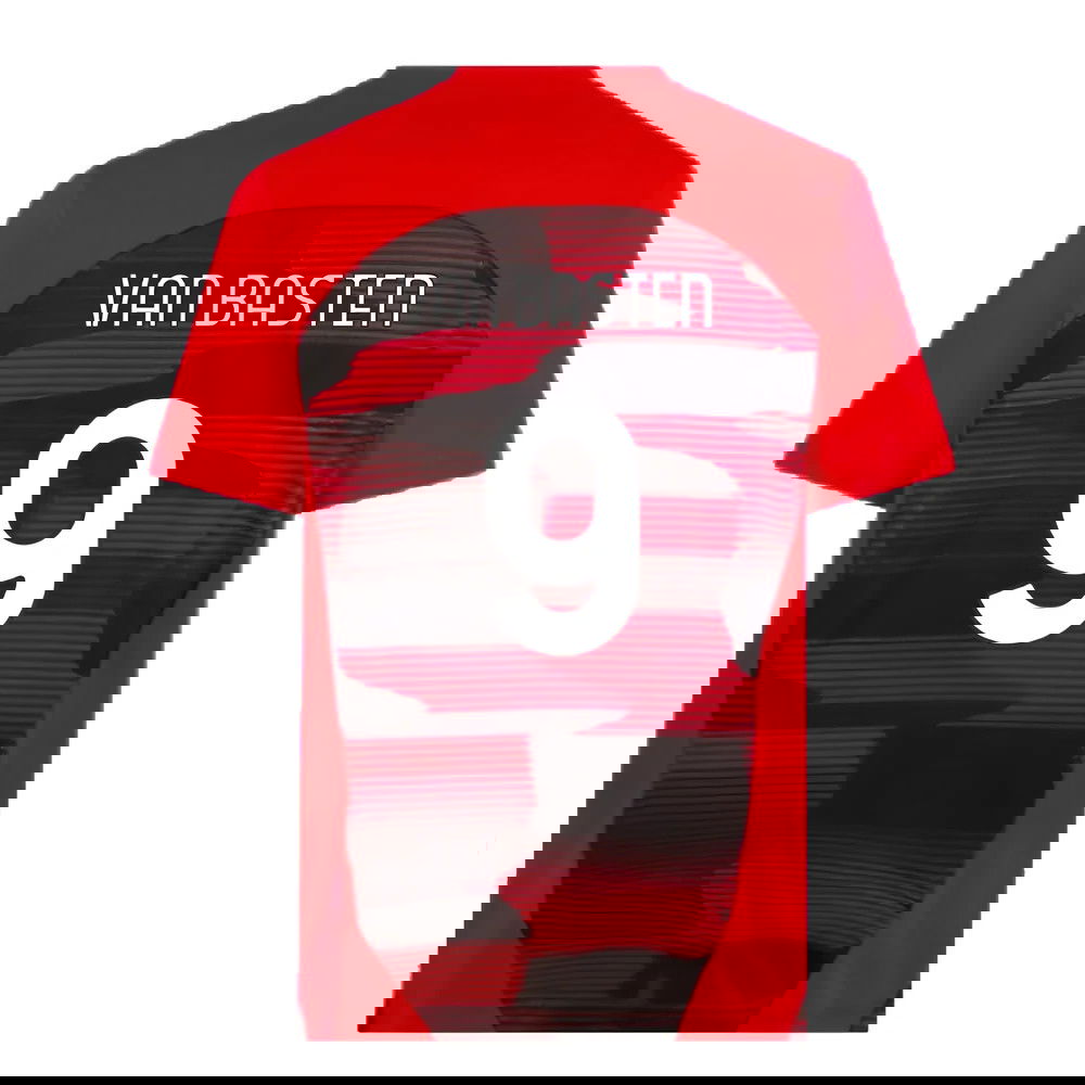 2024-2025 AC Milan Prematch SS Shirt (Red) (Van Basten 9)