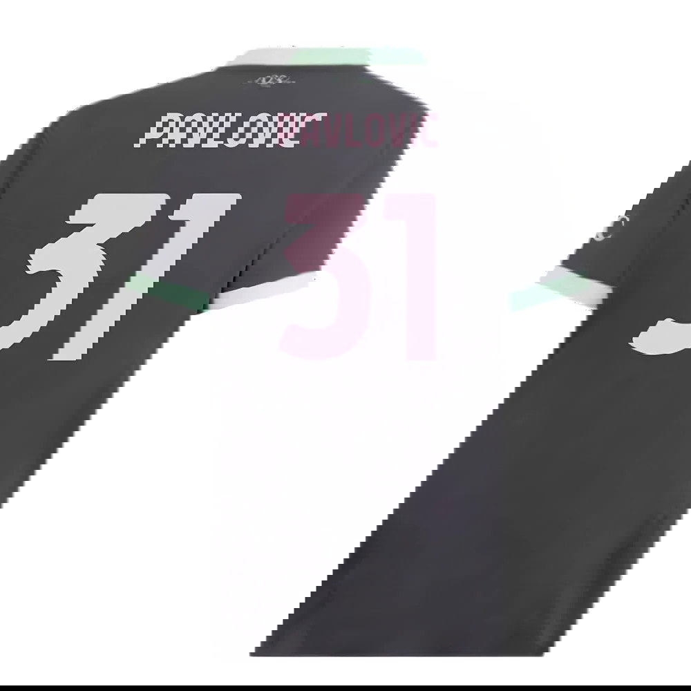2024-2025 AC Milan Third Authentic Shirt (Pavlovic 31)