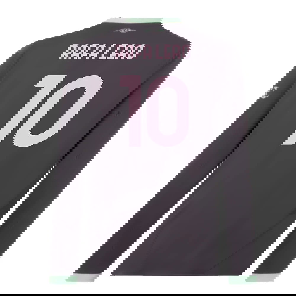 2024-2025 AC Milan Third Long Sleeve Shirt (Rafa Leao 10)