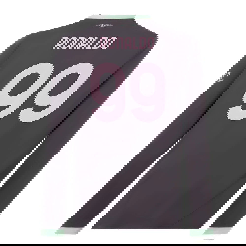 2024-2025 AC Milan Third Long Sleeve Shirt (Ronaldo 99)