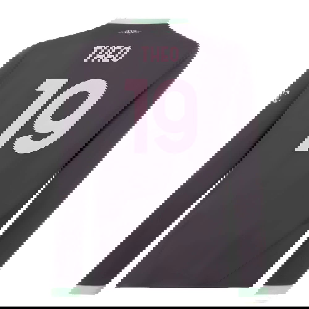 2024-2025 AC Milan Third Long Sleeve Shirt (Theo 19)