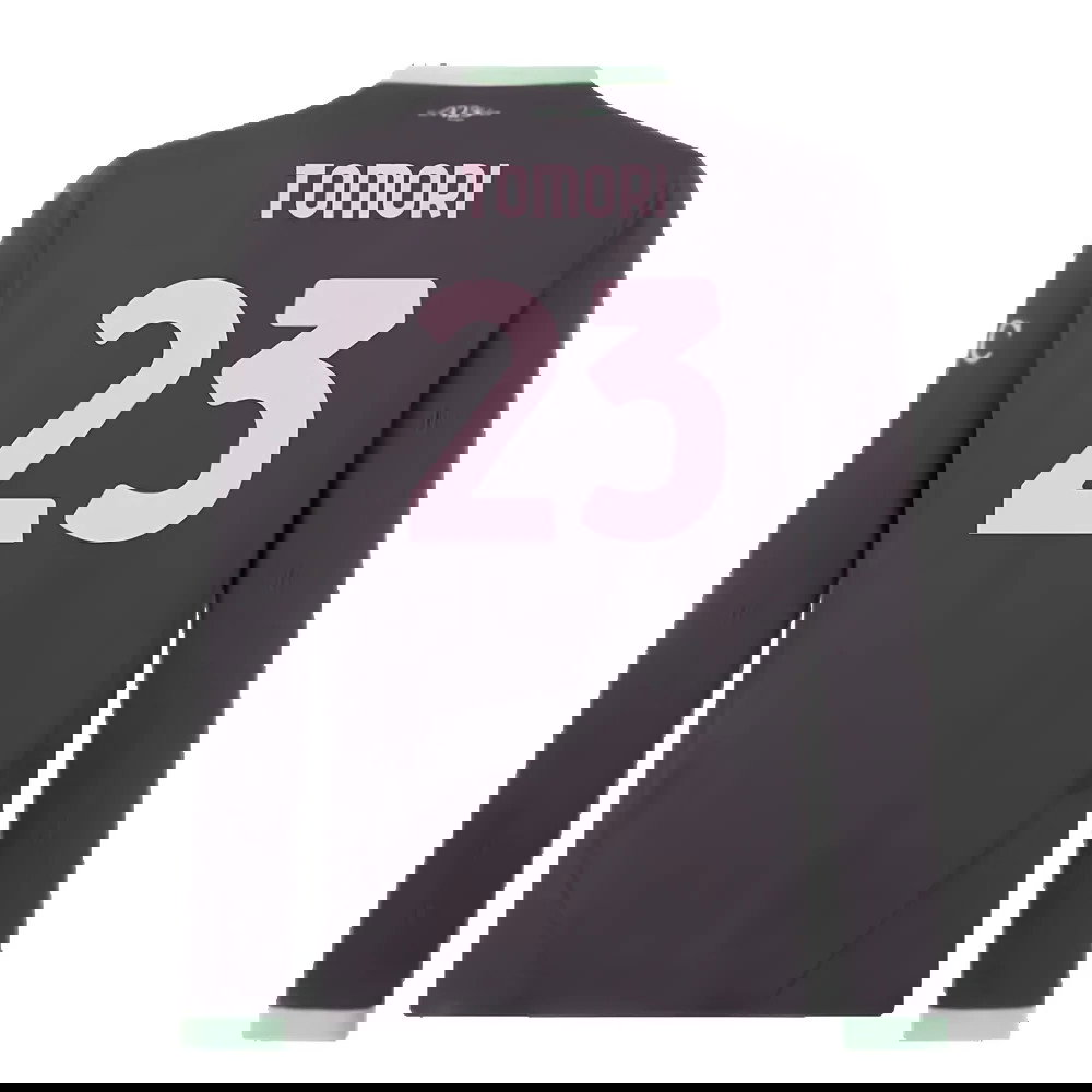 2024-2025 AC Milan Third Long Sleeve Shirt (Tomori 23)