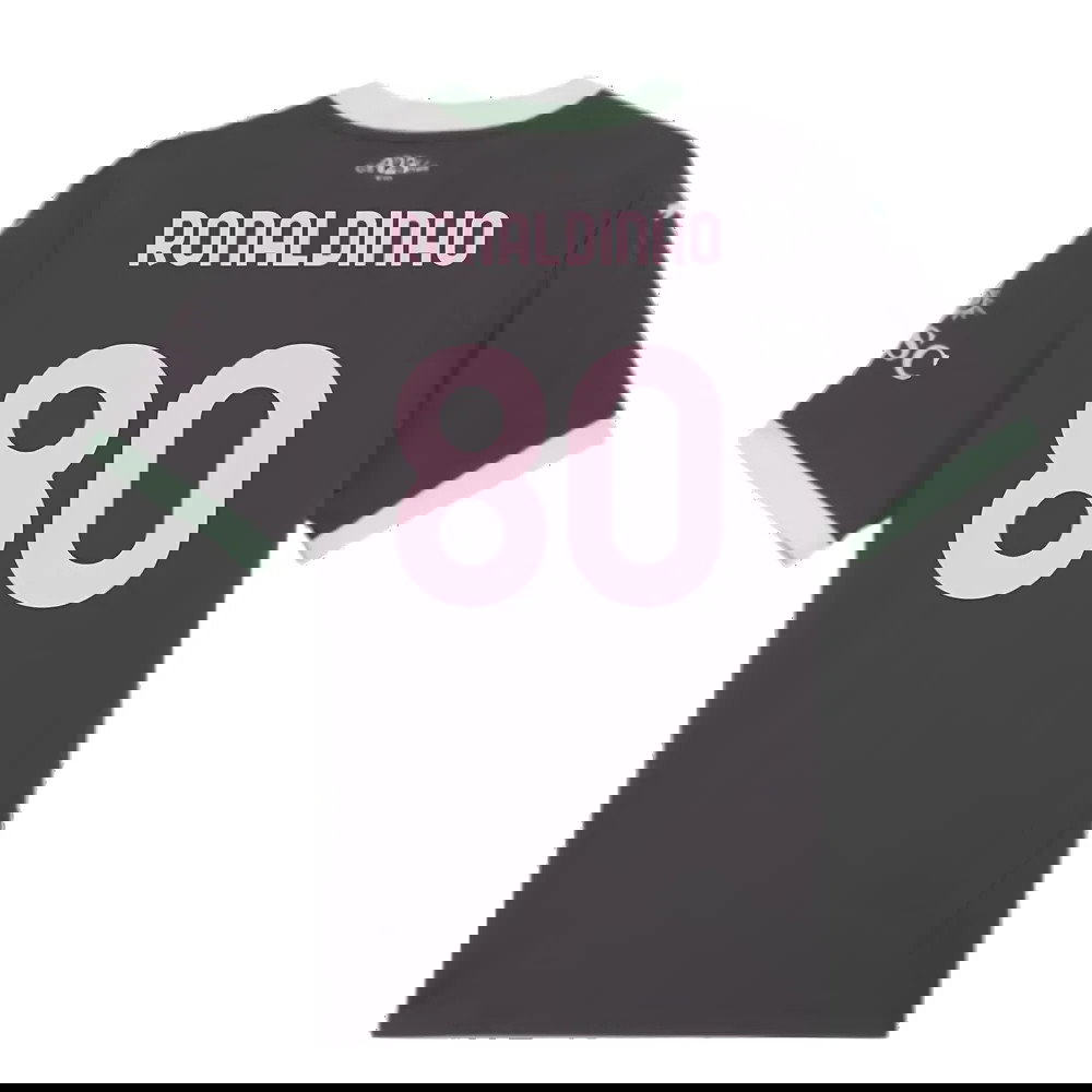 2024-2025 AC Milan Third Shirt (Ronaldinho 80)