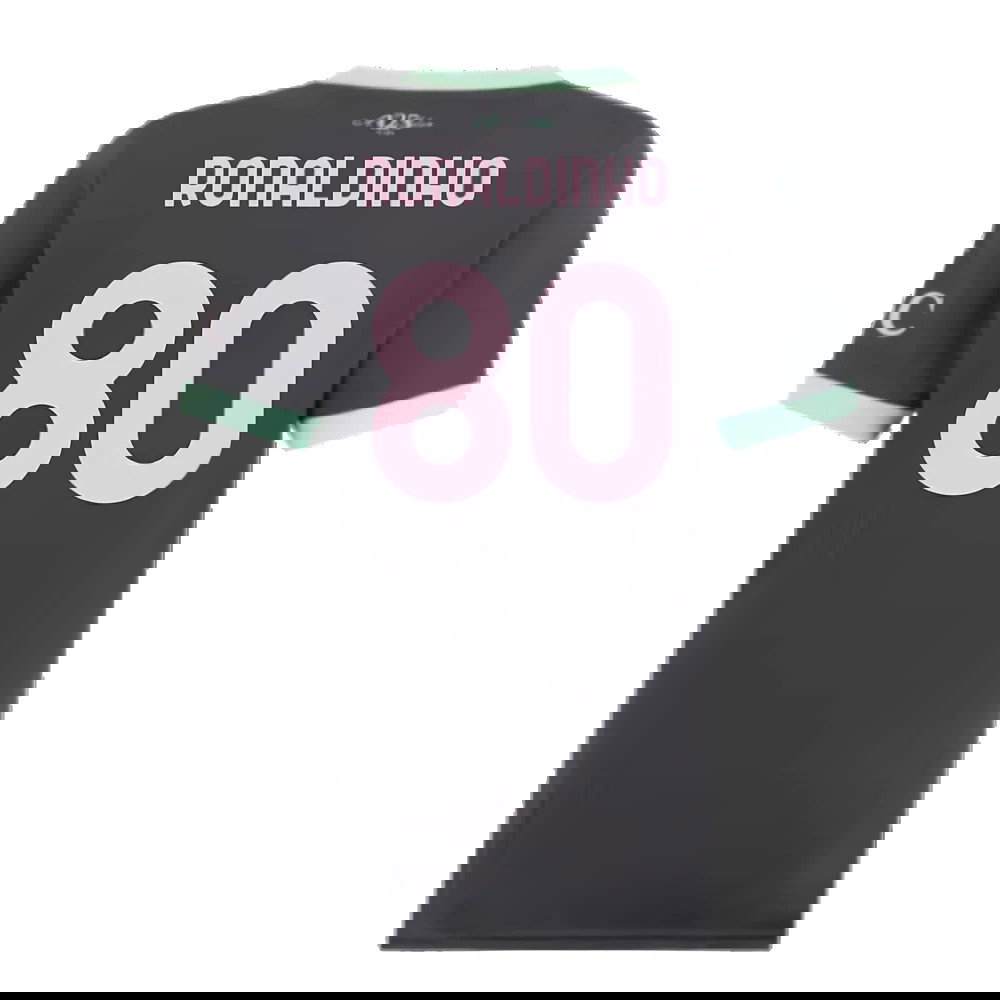2024-2025 AC Milan Third Shirt (Womens) (Ronaldinho 80)