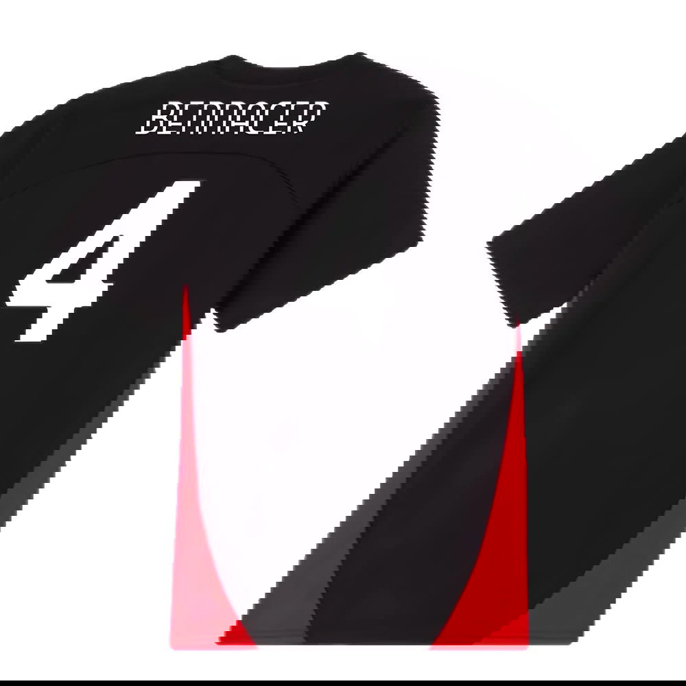 2024-2025 AC Milan Training Shirt (Black) - Kids (Bennacer 4)