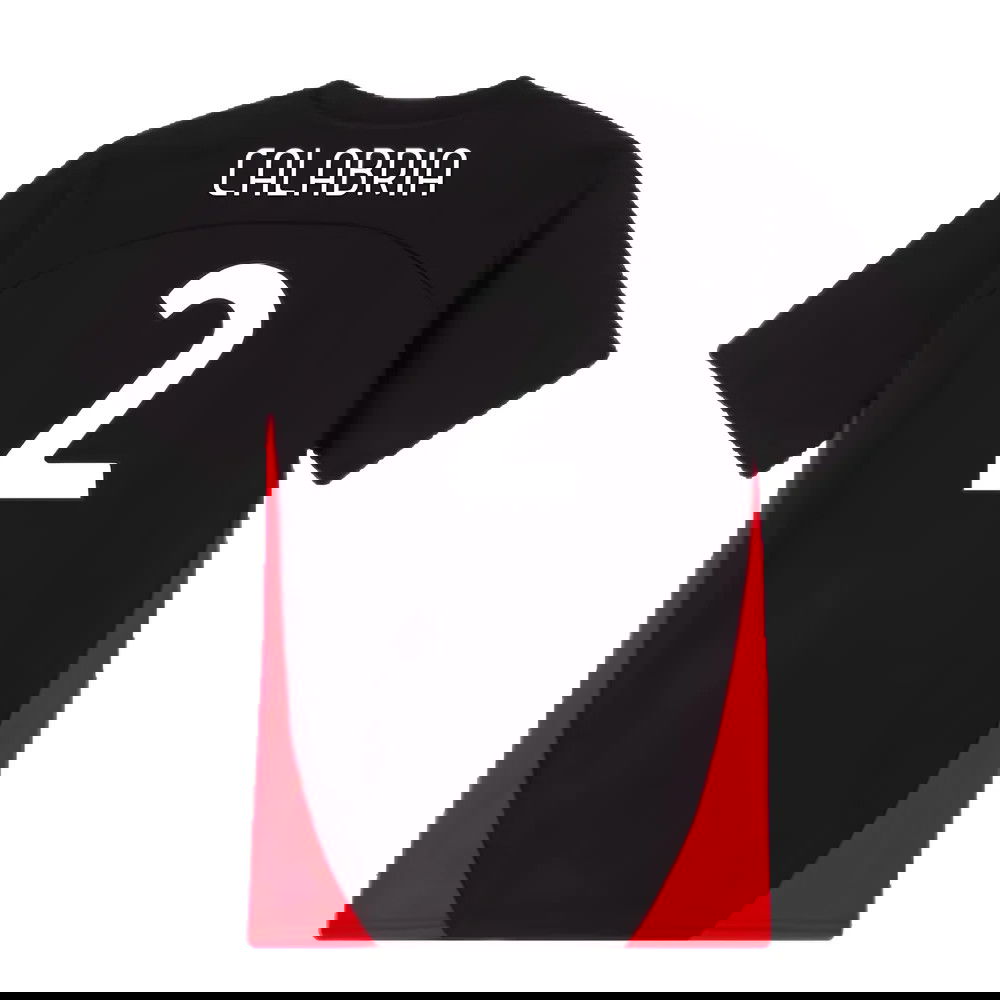 2024-2025 AC Milan Training Shirt (Black) - Kids (Calabria 2)