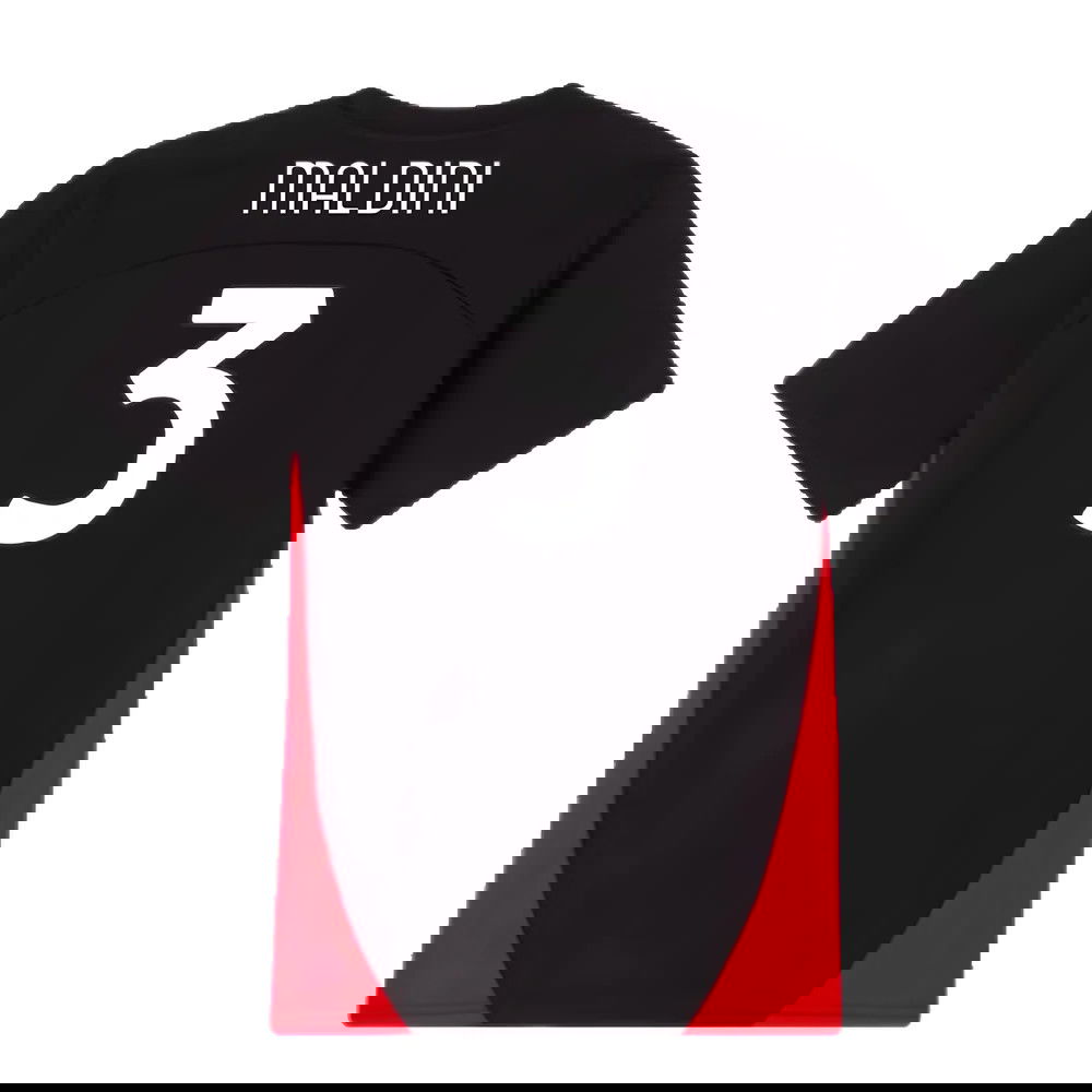 2024-2025 AC Milan Training Shirt (Black) - Kids (Maldini 3)