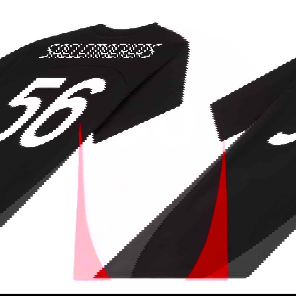 2024-2025 AC Milan Training Shirt (Black) - Kids (Saelemaekers 56)