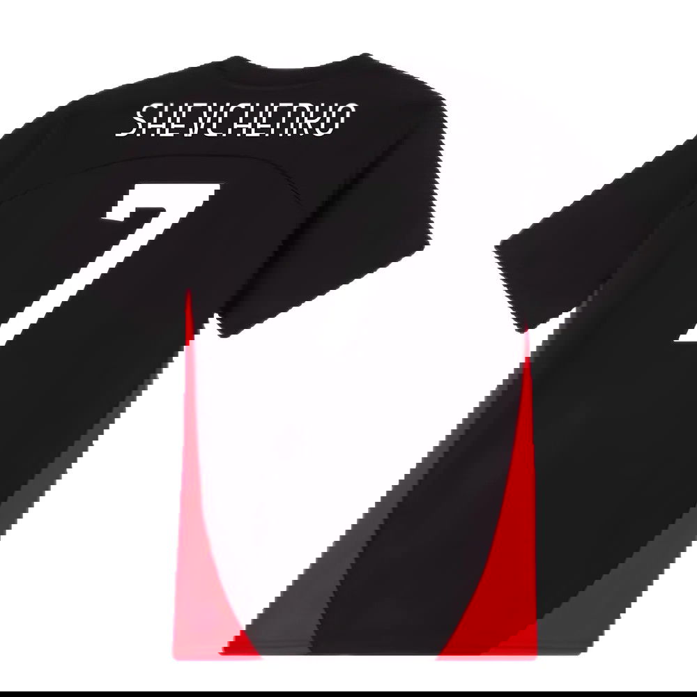 2024-2025 AC Milan Training Shirt (Black) - Kids (Shevchenko 7)