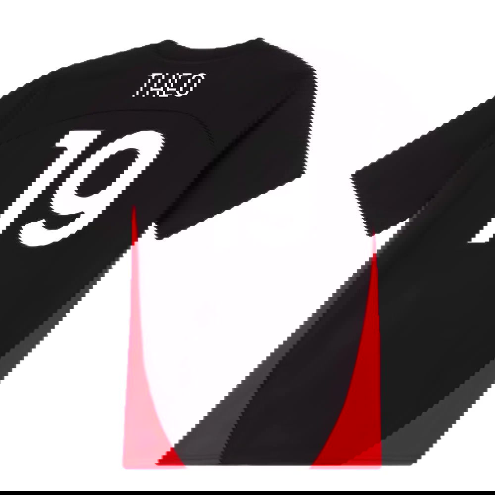 2024-2025 AC Milan Training Shirt (Black) - Kids (Theo 19)