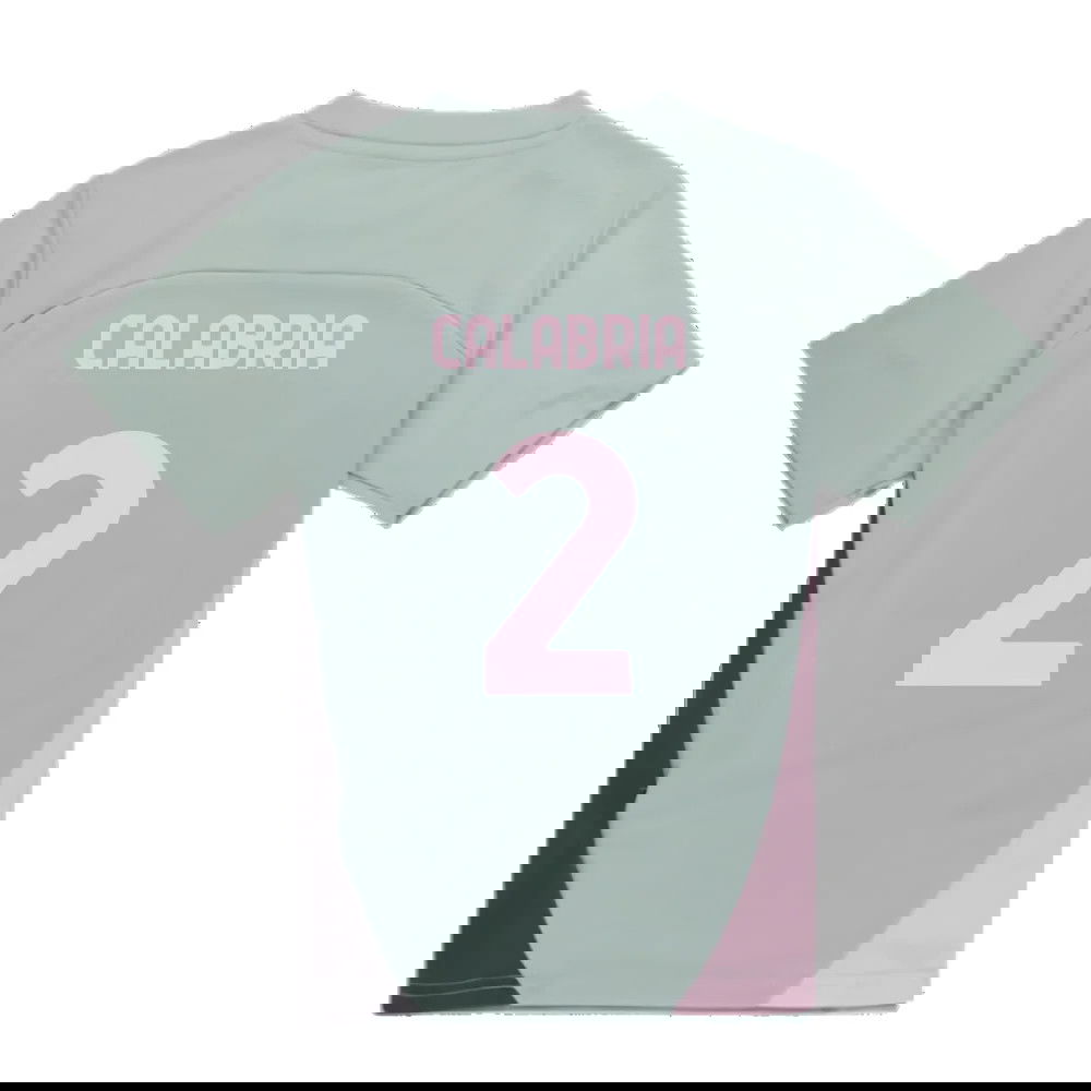 2024-2025 AC Milan Training Shirt (Green Fog) - Kids (Calabria 2)