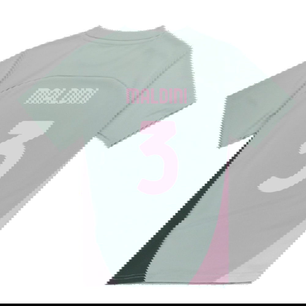 2024-2025 AC Milan Training Shirt (Green Fog) - Kids (Maldini 3)