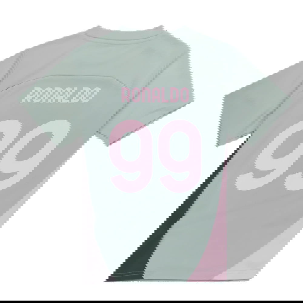 2024-2025 AC Milan Training Shirt (Green Fog) - Kids (Ronaldo 99)