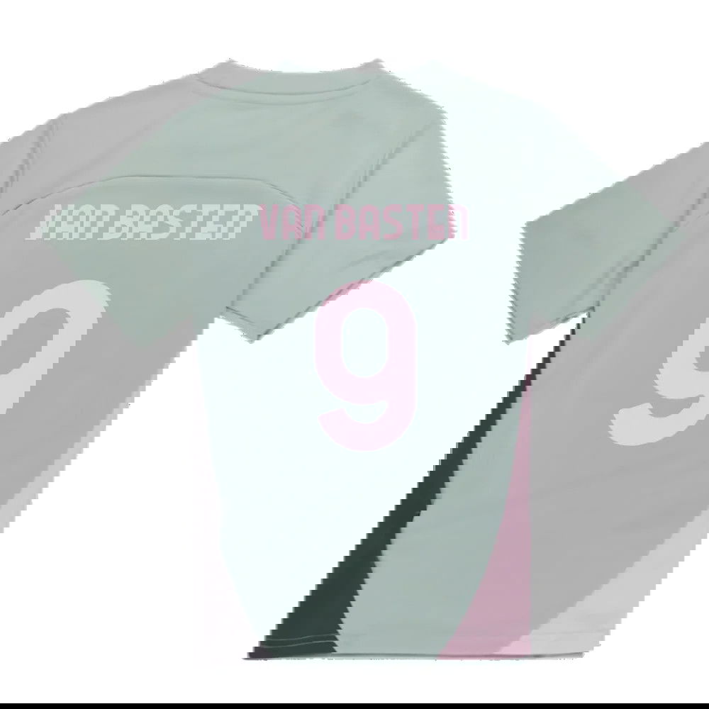 2024-2025 AC Milan Training Shirt (Green Fog) - Kids (Van Basten 9)