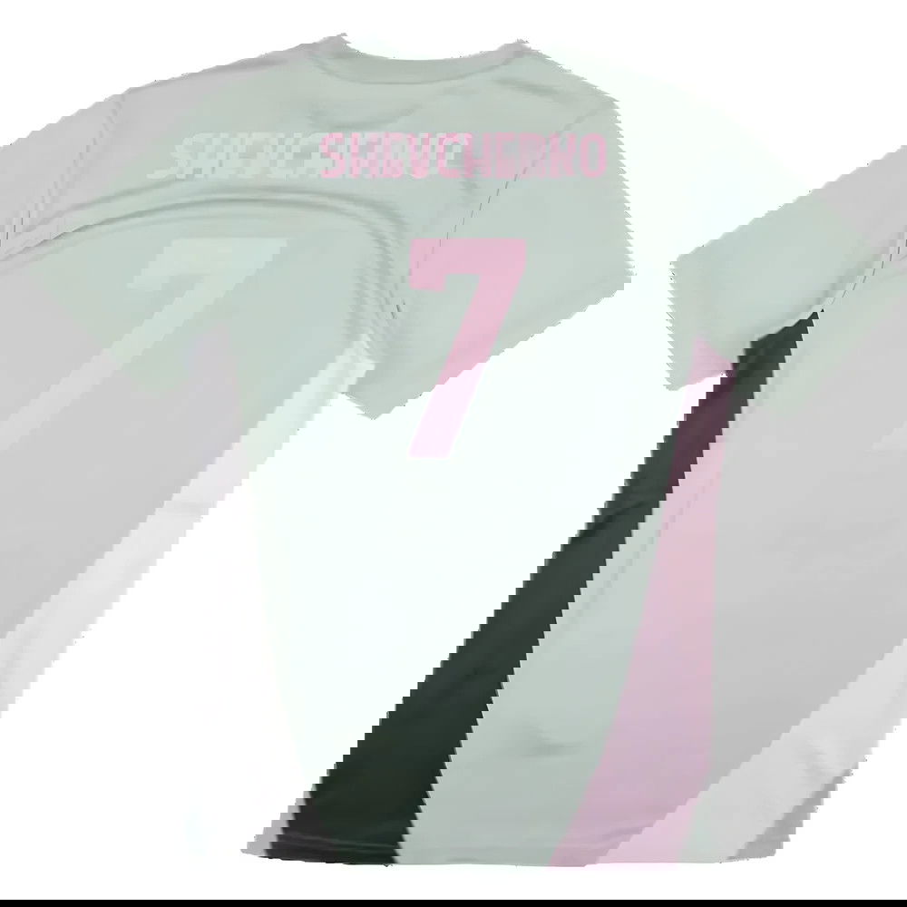 2024-2025 AC Milan Training Shirt (Green Fog) (Shevchenko 7)