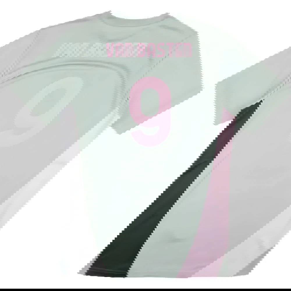 2024-2025 AC Milan Training Shirt (Green Fog) (Van Basten 9)