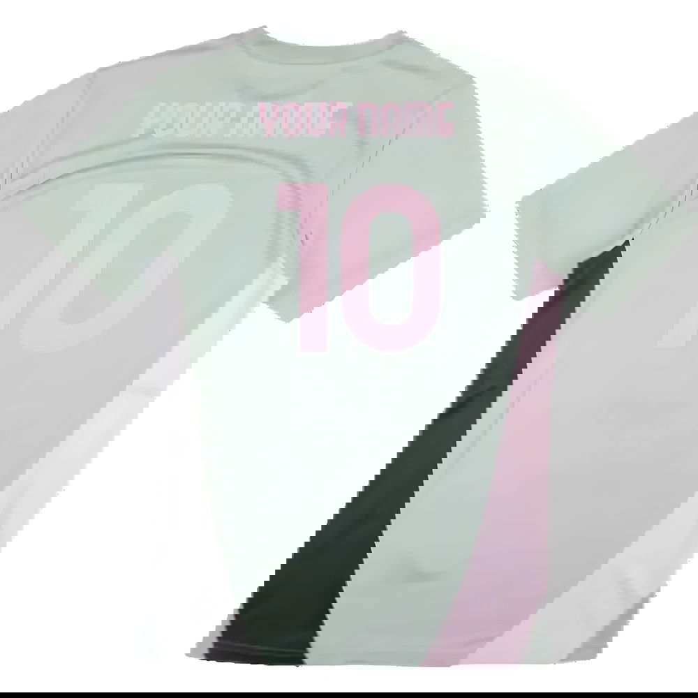 2024-2025 AC Milan Training Shirt (Green Fog) (Your Name)