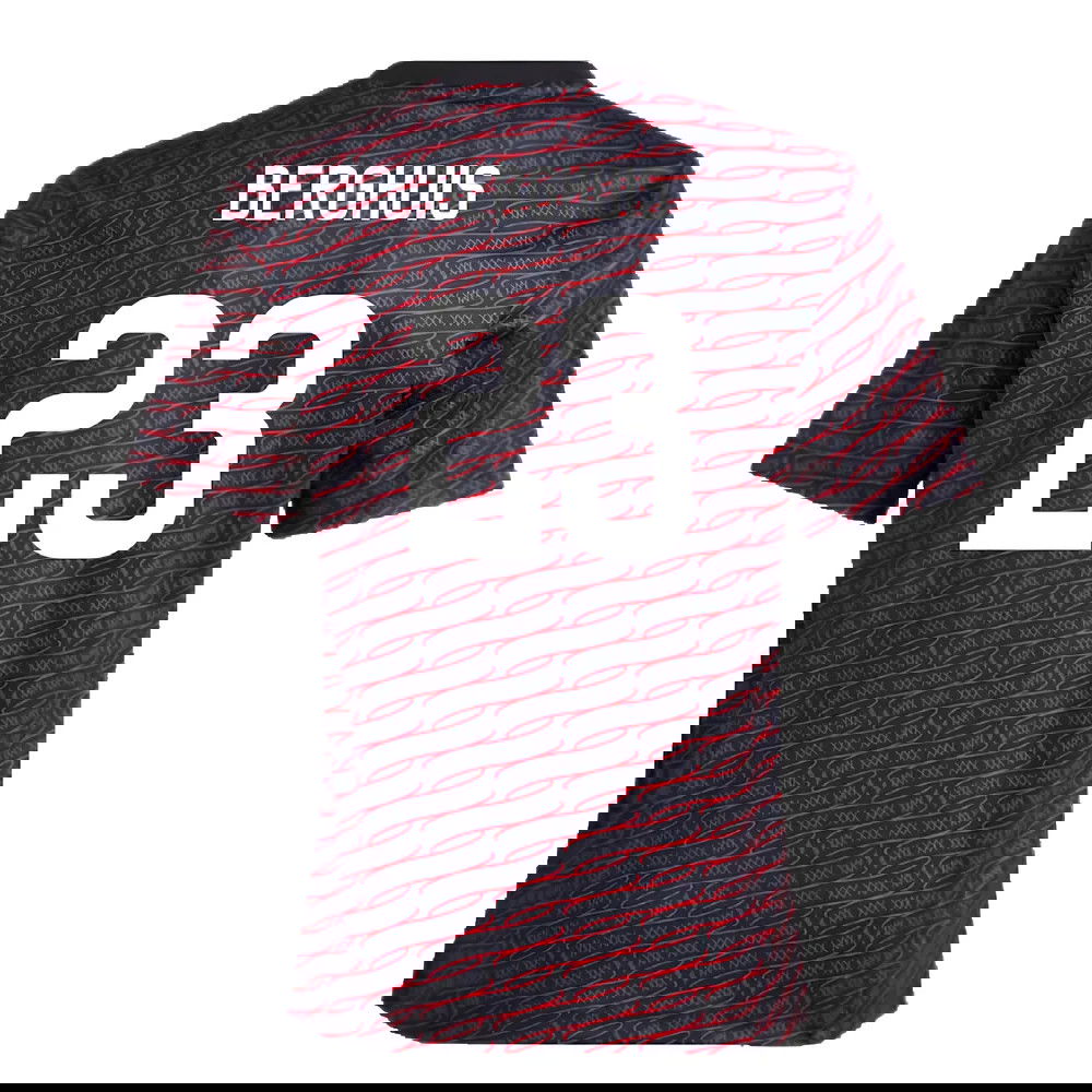 2024-2025 Ajax Pre Match Shirt (Black) - Kids (Berghuis 23)