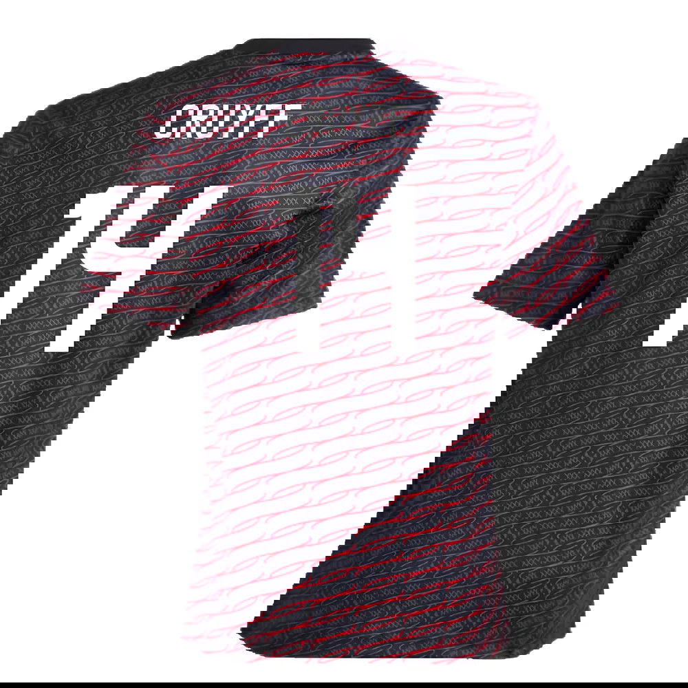 2024-2025 Ajax Pre Match Shirt (Black) - Kids (Cruyff 14)
