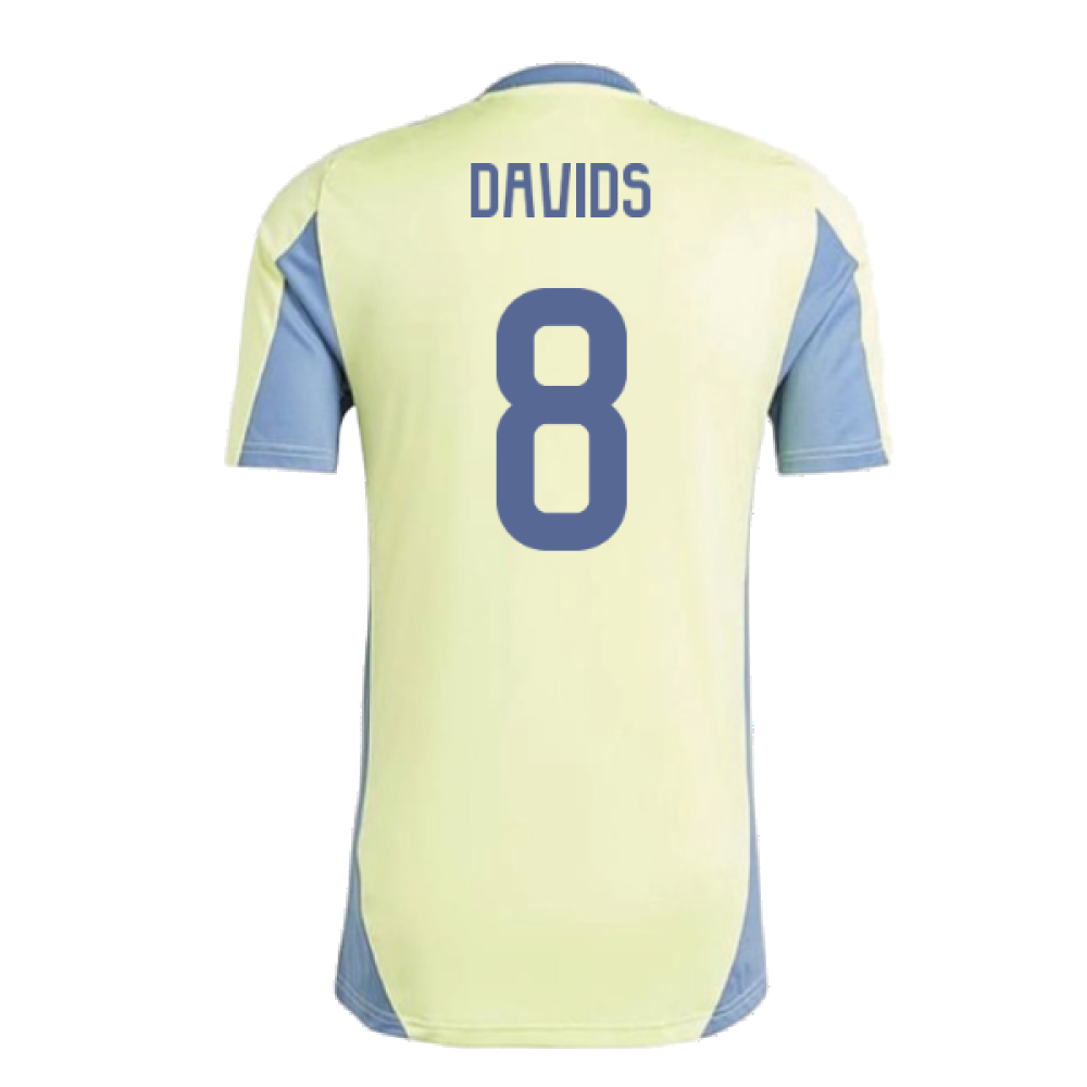 2024-2025 Ajax Training Jersey (Pulse Yellow) (Davids 8)