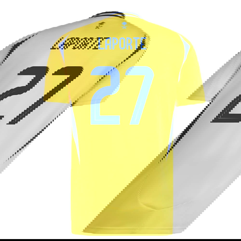 2024-2025 Al Nassr Home Shirt (Laporte 27)