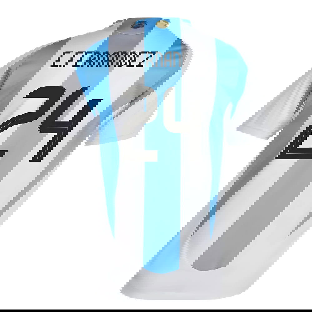 2024-2025 Argentina Authentic Home Shirt (E.FERNANDEZ 24)
