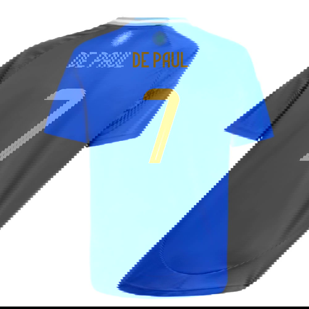 2024-2025 Argentina Away Shirt (Kids) (DE PAUL 7)