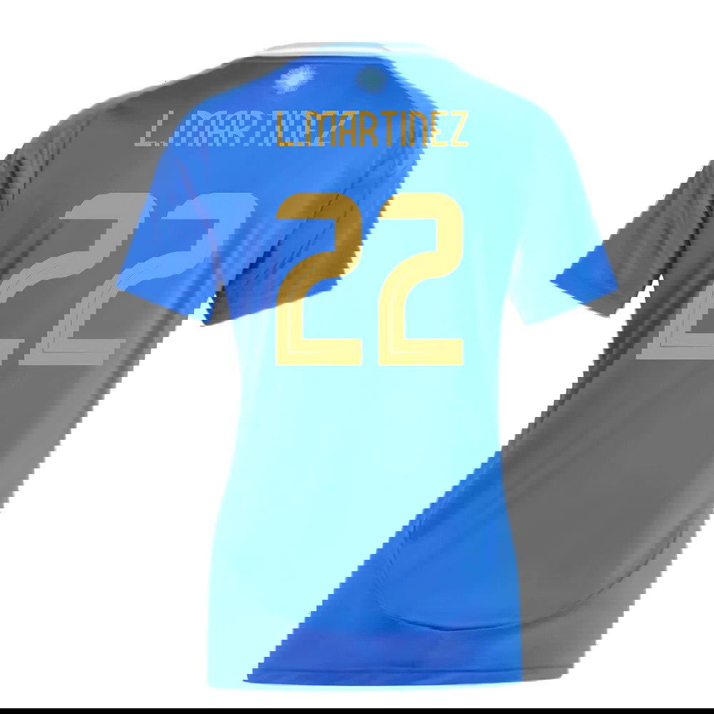 2024-2025 Argentina Away Shirt (Ladies) (L.MARTINEZ 22)