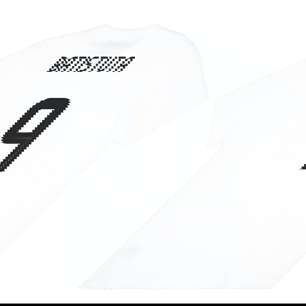 2024-2025 Argentina DNA Graphic Tee (White) (BATISTUTA 9)