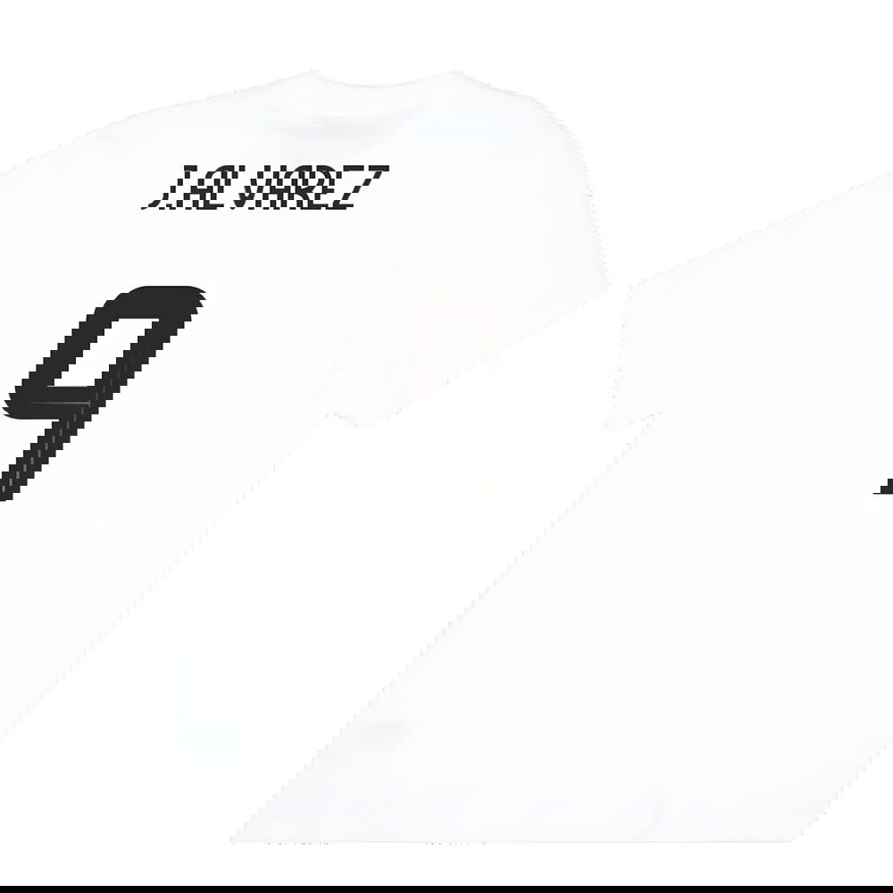 2024-2025 Argentina DNA Graphic Tee (White) (J.ALVAREZ 9)