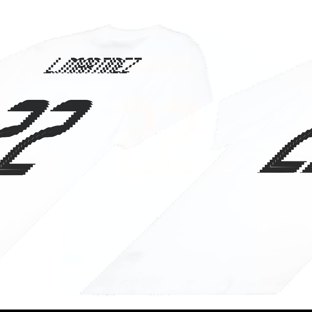 2024-2025 Argentina DNA Graphic Tee (White) (L.MARTINEZ 22)