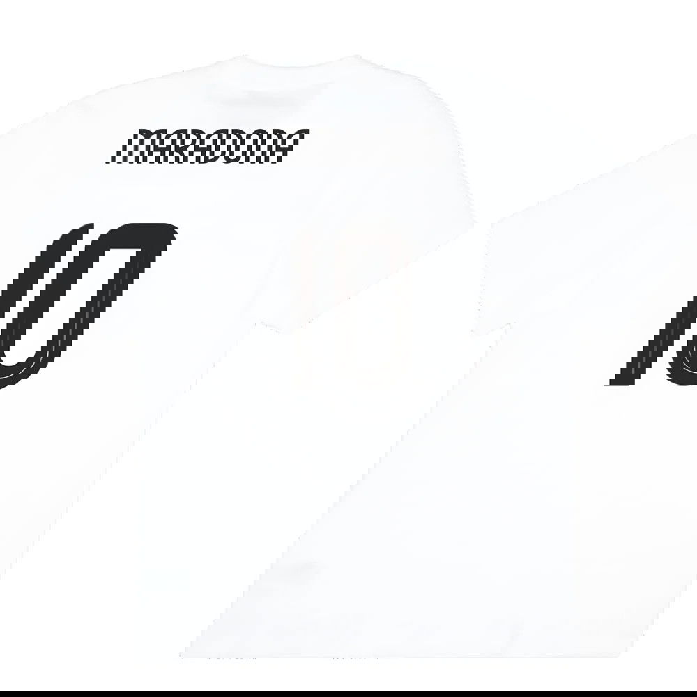 2024-2025 Argentina DNA Graphic Tee (White) (MARADONA 10)