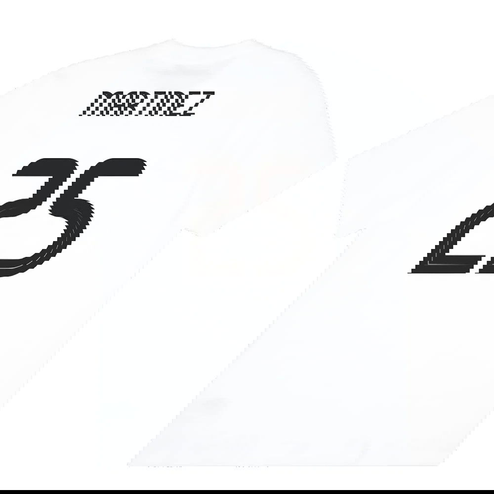 2024-2025 Argentina DNA Graphic Tee (White) (MARTINEZ 25)